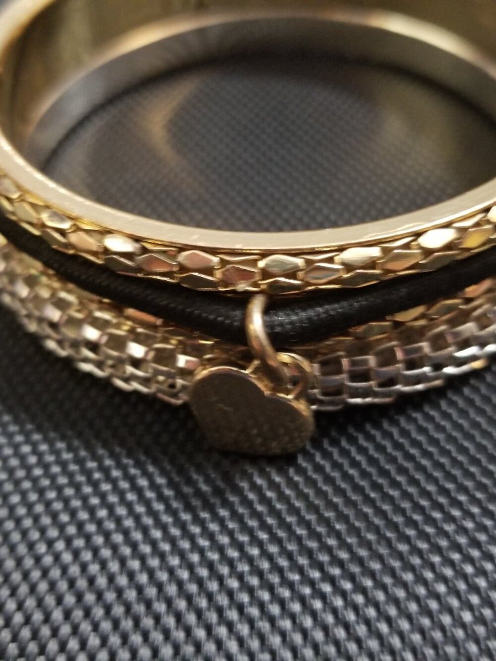 Dual-Snake-Chain-Bangle-Bracelets - Picture 5 of 5